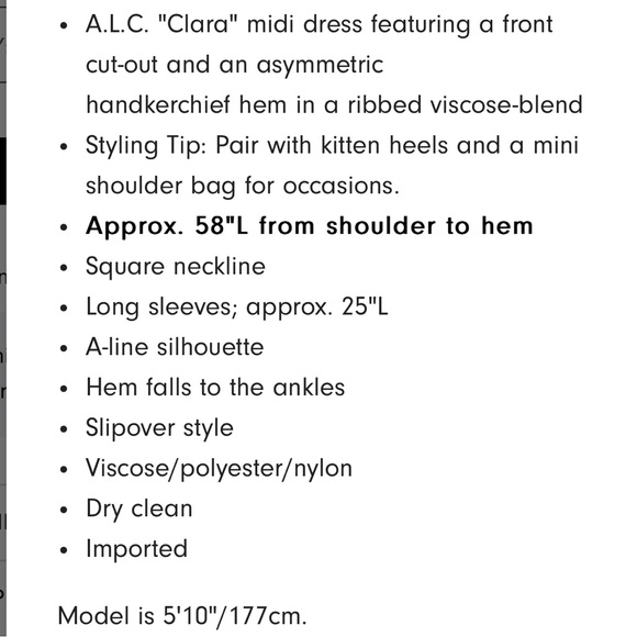 New A.L.C. Clara dress - Picture 14 of 14